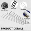 Pack of 24 Fretsaw Blades 130 mm Spiral Fretsaw Blades,