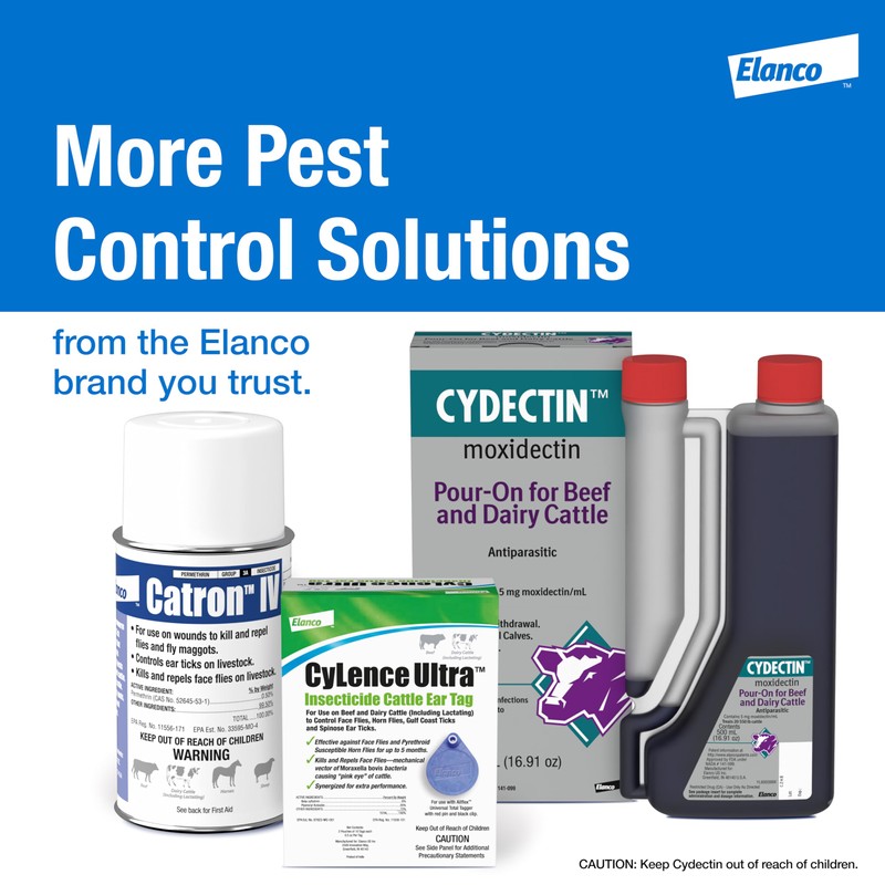 Catron IV, Animal Wound Spray, Controls Flies, Fly Maggots and