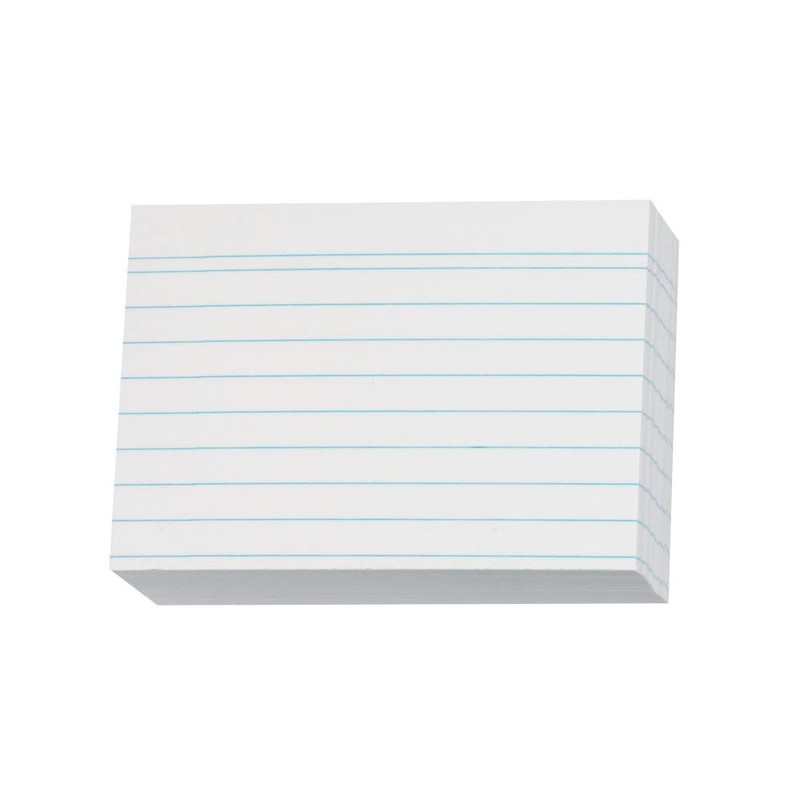 Herlitz 1150507 Index Cards A5 Pack of 100 White