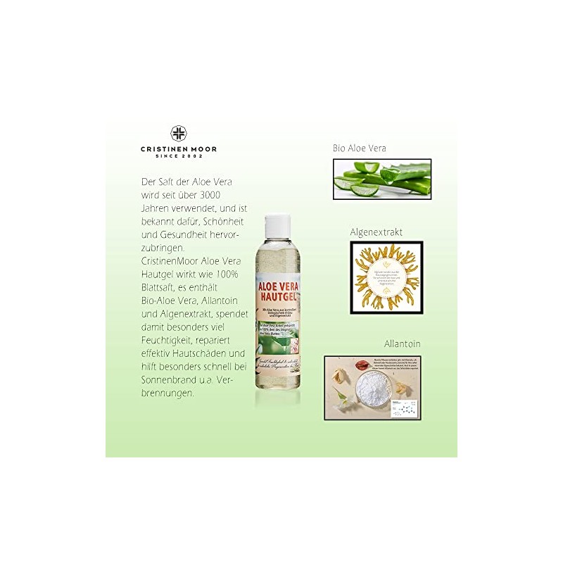 CristinenMoor Aloe Vera Hautgel 250 ml