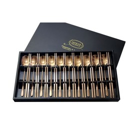 (Home Art) Stainless Titanium Cutlery Set for 10 (Rose Gold) / (홈아트)스텐티타늄 수저세트10인(로즈골드)