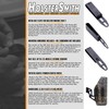 HolsterSmith Universal Metal Belt Clip for Holster Making - (ARC