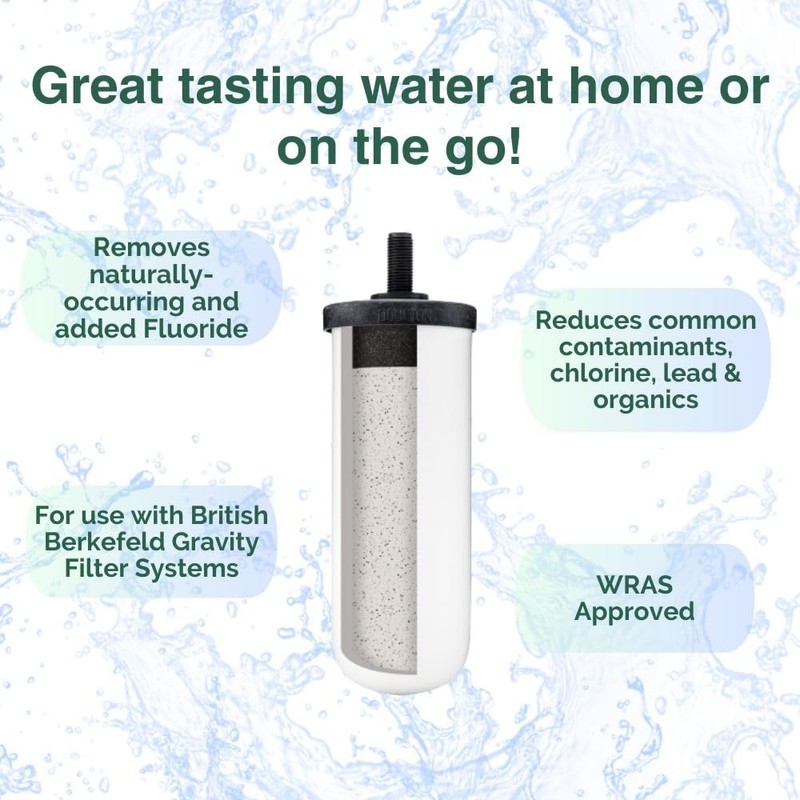 British Berkefeld Doulton Ultra Fluoride Ceramic Drinking Water Filter Cartridge