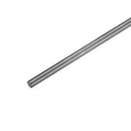 PATIKIL Graphite Rod Graphite Stirring Rod Cylinder Stick Carbon Rod Electrode for Melting Casting Crucible 300x6mm Black