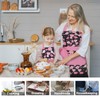 Surblue Kitchen Aprons with Pockets for 2 Pockets for Mama