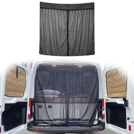 Junhui Magnetischer Insektenschutz für Transit Custom, Auto Heckklappe Fliegengitter für Van, Kofferraum Camping Belüftung Moskitonetze, Universal Fliegengitter Auto Insektennetz, 135 * 145cm