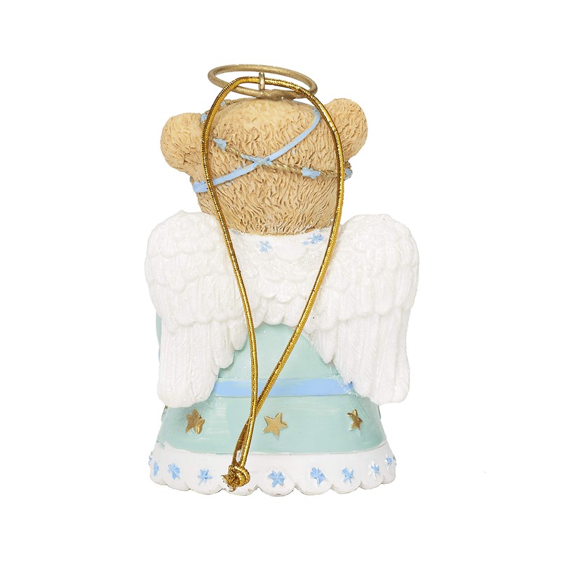 Roman Cherished Teddies, 2019 Dated Angel Bell Teddy Bear Ornament,