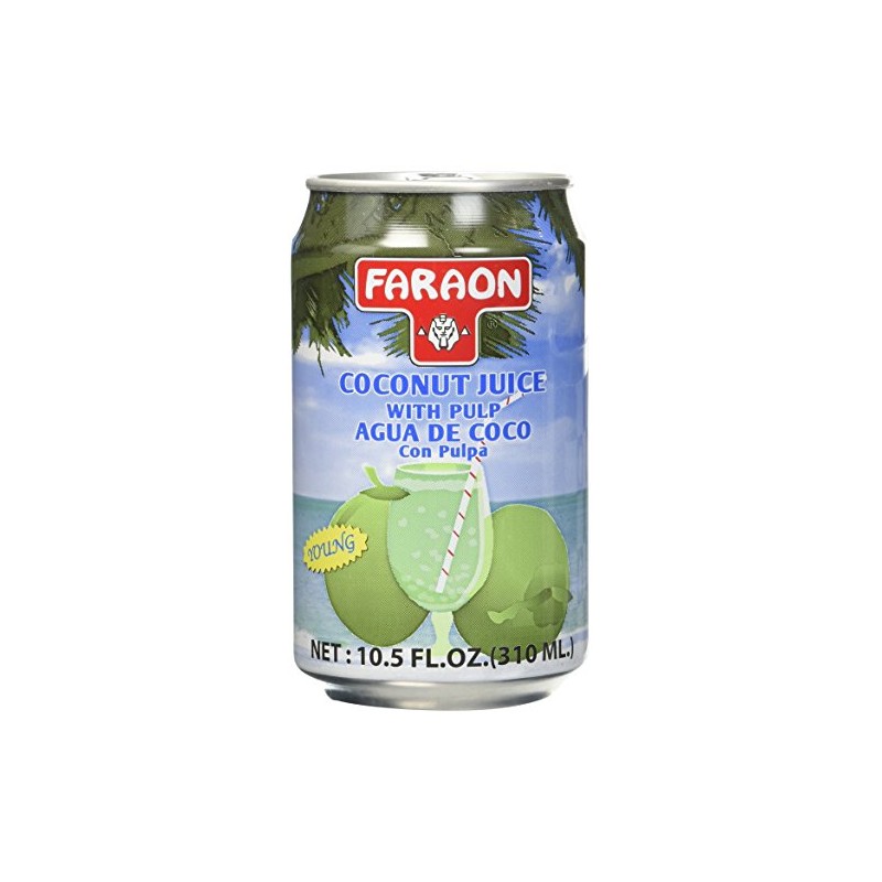 FARAON Coconut Juice, 10.5 Ounce (Pack of 24)