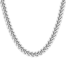 Savlano 925 Sterling Silver 7.0MM Italian Miami Cuban Link Chain Necklace for Men - Made in Italy Comes With a Gift Box (20)