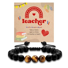 Teacher Natural Stone Bracelet, Gifts for Teacher, Teacher Appreciation, Teacher Gifts, Teacher Appreciation Gifts, Thank You Gifts for Women, Teacher Retirement Gifts for Women
