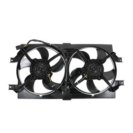 Radiator Dual Cooling Fan Assembly Compatible with 1999-2004 Chrysler 300M 1998-2004 Concorde 1999-2001 LHS Dodge Intrepid CH3115103