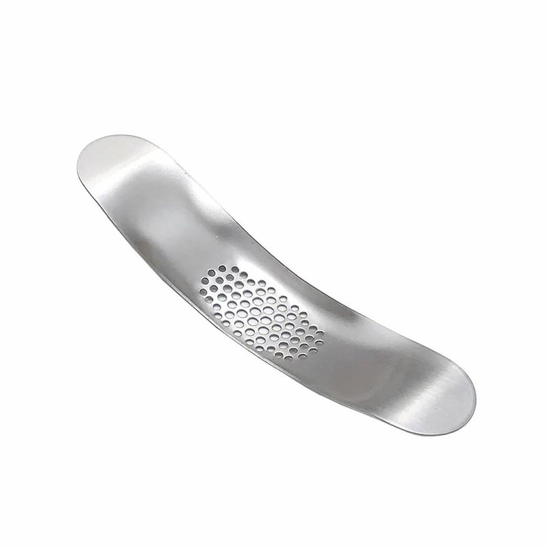Stainless Steel Garlic Crusher 2 PCS, Household Garlic Mincer Press