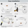 VIPMOON 22W LED Passage Ceiling Light, High Brightness Flush Light,