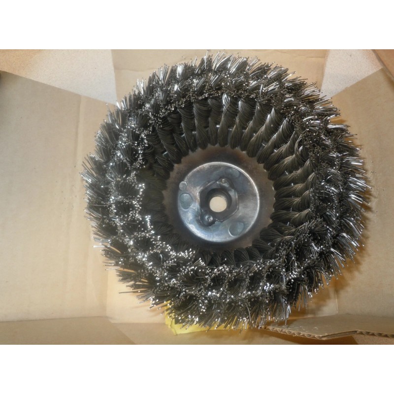 Weiler 12636 6" Double Row Wire Cup Brush