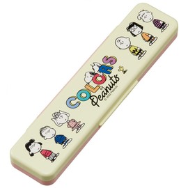 Skater CCS3SAAG-A Snoopy Peanut Colors Chopsticks & Spoon Set, Antibacterial, 7.1 inches (18 cm), Made in Japan
