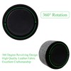 lizimandu Round Leather Art Supply Organizer,Remote Control Holder,360 Degree Spinning,Multi-Functional