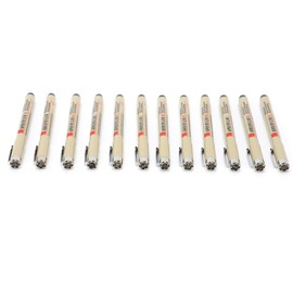 Micro Line Pens Colorfast Waterproof Quick Dry Fineliner Pens for Drawing Architectural Design Sketch Artists 12Pcs