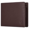 VON HEESEN Men's Leather Wallet with RFID Protection - Genuine