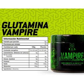 L-glutamina Mad Labz  350g  70 Servicios  100 Pura                                                                                                    