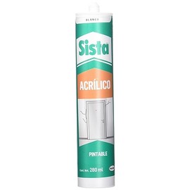 Sista 2758383 Silicón F130 Acriflex Blanco, 280 ml