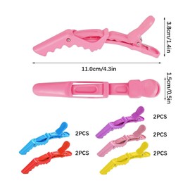 10 pcs Crocodile Clips Hair Alligator Clips Hair,Hairdressing Clips,Sectioning Hair Clips Women,Hair Clip,Hair Clips For Styling,Hairdresser Clips,Crocodile Clip