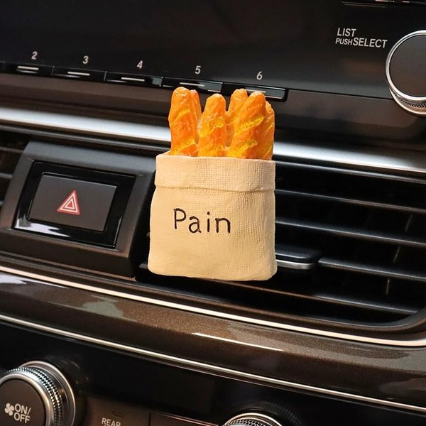 Simulation Food Design Car Air Vent Scented Clip, Creative Toaster-Shaped