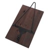 Motorcycle Helmet Rack with Jacket Hook Wood and Iron Wall