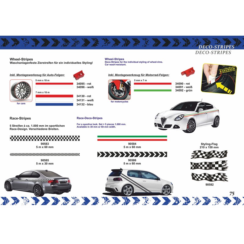 carstyling XXL Car Decorative Strip Chrome 5 mm