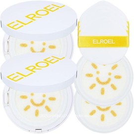 2025 Eloel Pangpang Big Sun Cushion S9 Season 9 (2 main products + 2 refills) (4 types) / 2025 엘로엘 팡팡 빅 선쿠션 S9 시즌9 본품2개+리필2개 (4종)