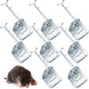 Qualirey 8 Pack Mole Gopher Trap Ground Galvanized and Oil