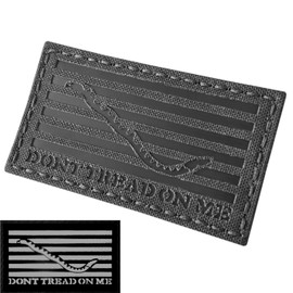 IR Blackout US First Navy Jack Dont Tread On Me DTOM Flag 2x3.5 Tactical Morale Fastener Patch