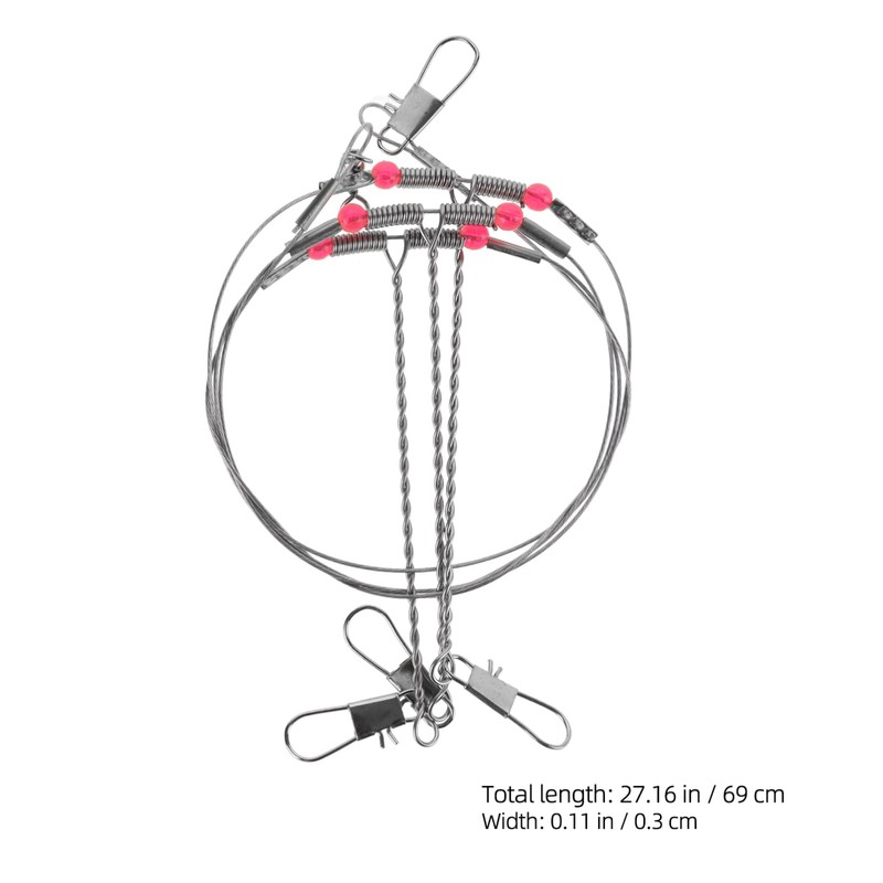 Kisangel 1 Set Outdoor Fishing Leader Tackle Rig Set: Fishing