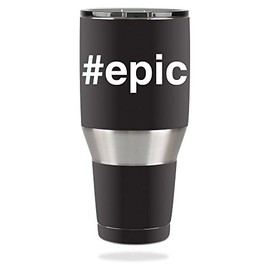 MightySkins Skin Compatible with Ozark Trail 40 oz Tumbler – Epic | Protective, Durable, and Unique Vinyl Decal wrap Cover | Easy to Apply, Remove, and Change Styles | Made in The USA