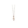 Nakano Fine Necklace Treble Clef Pink Gold Matte JE30NGCPG