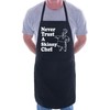 Print4U Never Trust Skinny Chef Novelty Cooking Funny Unisex Apron