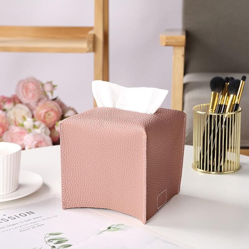 AIMALL Tissue Box Dispenser Paper Storage Holder Napkin Case Organizer