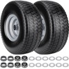 2pcs 15x6.00-6 Flat Free Tire And Wheel, 15x6-6 NHS Lawn