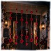 6-Pack 59-in Artificial Flower Garlands, Burgundy Halloween