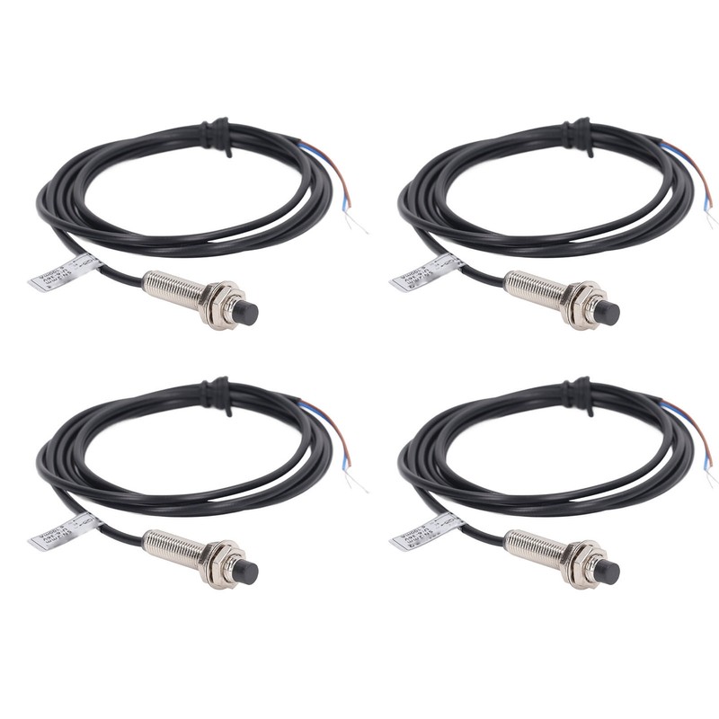 4 Sets 8mm Proximity Sensor Inductive Proximity Switch NPN 2