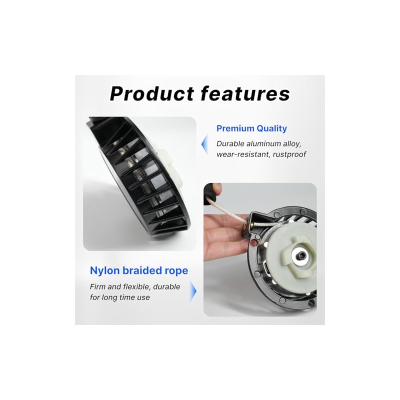 49cc 47cc Easy Start Aluminum Alloy Starter Motor for 40/44-6