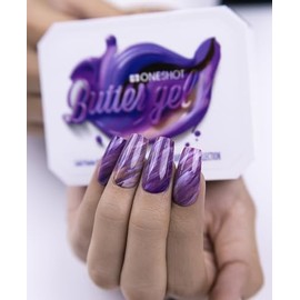 ONE SHOT - 4 PACK BUTTER GEL COLLECTION, Gel de uñas sólido, Set de gel en crema para diseños de uñas, 4 paletas con 9 tonos distintos de 2.5 gr c/u. 