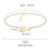 Sofia Milani - Women's Bracelet 925 Silver Love Pendant, Yellow