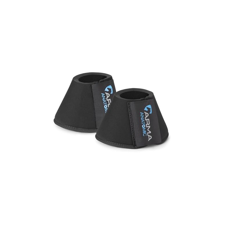 Shires Arma Neoprene Over Reach Boots - Black Cob