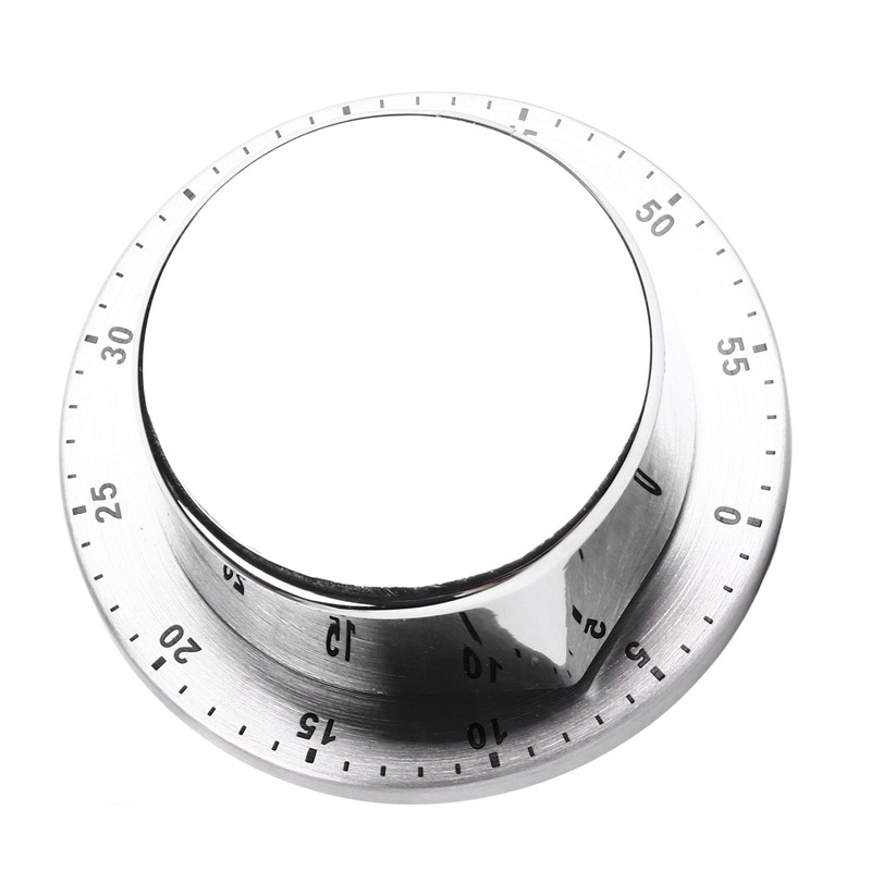 Kitchen Timer Stainless Steel Countdown Timer Clock Mechanical Kitchen Timer