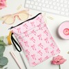 Whaline Pink Bow Book Cover Coquette Bowknot Book Sleeve with