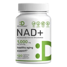 Suplemento Nad+ 1000 Mg 120 Cápsulas Vegetarianas Extra Stre