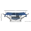 Zenithen Limited Outdoor Indoor Portable Foldable Metal Framed Lounge Hammock