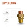 Supply Giant DDNV0001 1" No Lead Copper Union Fitting with