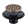 RANDOM Round Shower Drain SUS304 Stainless Steel Champagne Bronze Shower