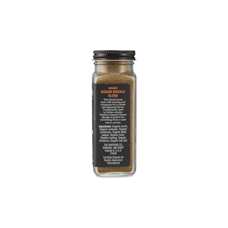 Watkins Organic Garam Masala Blend, 2.6 oz. (Pack of 1)